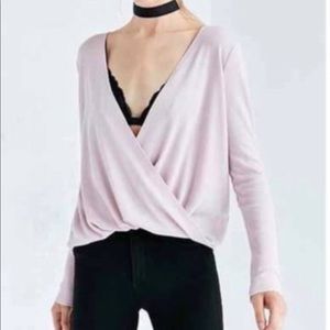 Light pink waffle long sleeve